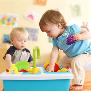 اسباب بازی سینک ظرفشویی کودک همراه با اجاق گاز بزرگ FIVESTAR TOYS LERNING FUN_اسباب بازی
